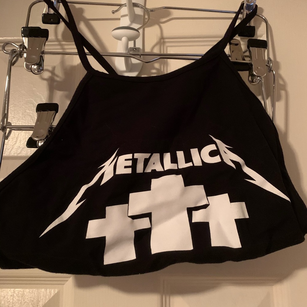 Metallica crop or bralette